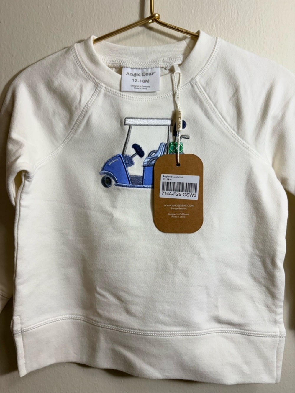 Angel Dear Raglan Sweatshirt - Picture 2 of 3